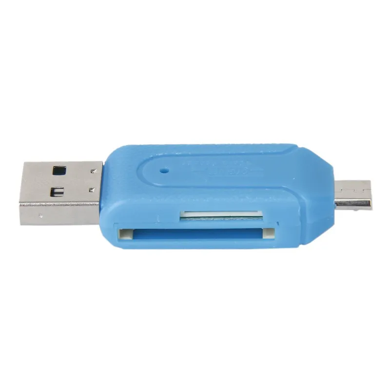 Type C и Micro USB и USB 2 в 1 OTG кард-ридер высокоскоростной USB2.0 Универсальный OTG TF/SD для Android компьютера удлинители