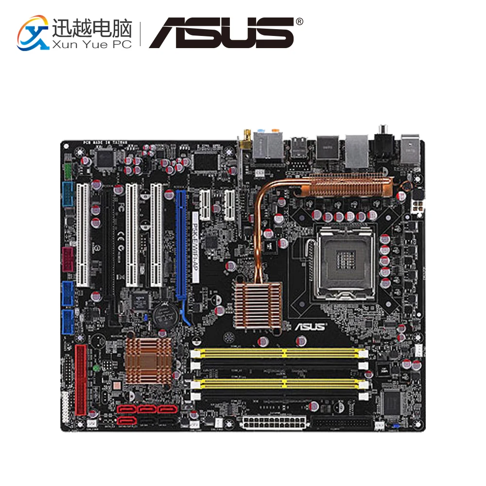 

Asus P5K-E/WIFI-AP Desktop Motherboard P35 Socket LGA 775 For Core 2 Quad DDR2 8G SATA2 USB ATX Original Used Mainboard