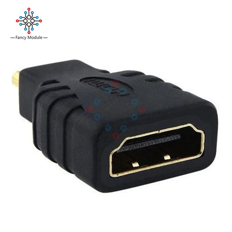 Micro HDMI Мужской к HDMI Женский адаптер соединитель конвертер Поддержка 3D 4K 1080P Разрешение Micro HDMI порт устройства