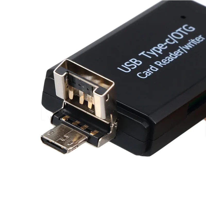 Kebidu 3 в 1 для android otg кардридер USB 2,0 универсальный OTG TF/SD карта для Android телефона компьютера