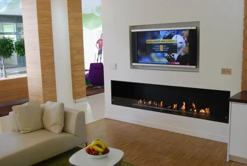 meuble tele avec cheminee electrique