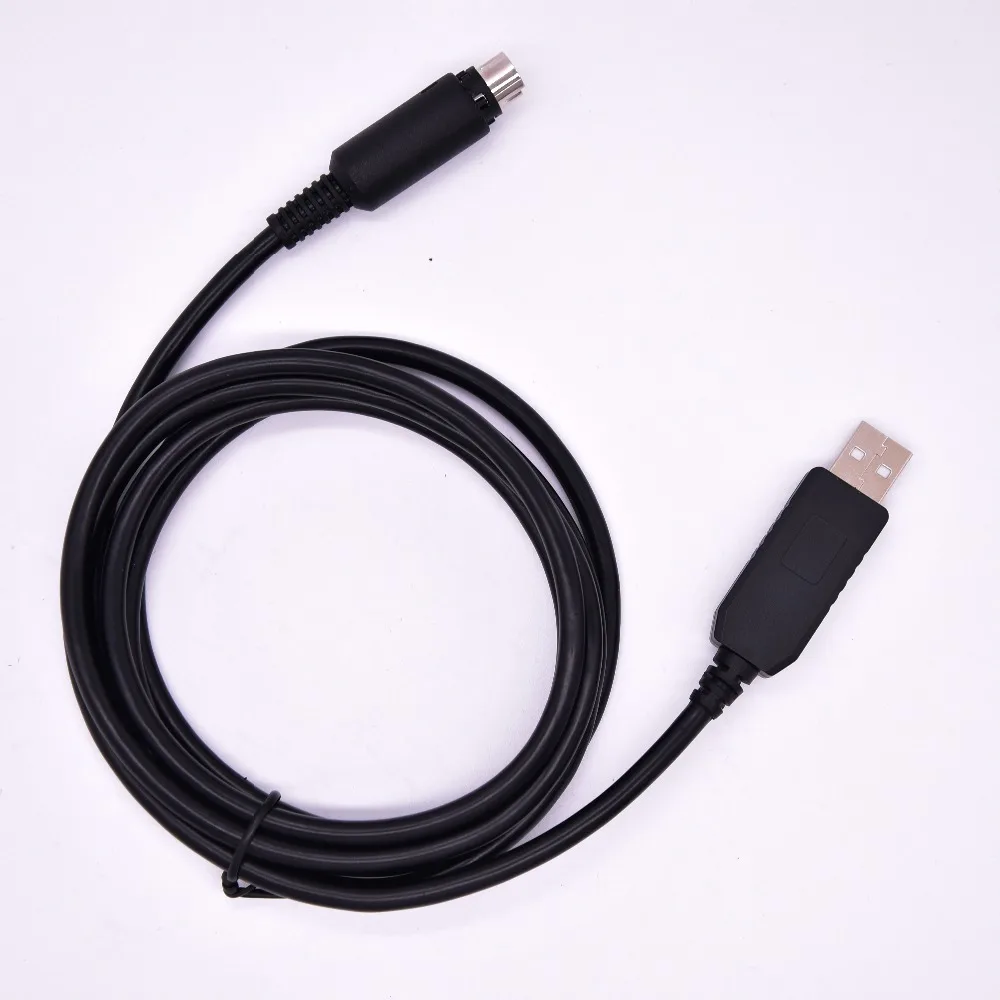 USB RS232 To DIN 8P Male Programming Cable For Yaesu FT-857 FT-857 CT-62 | UK