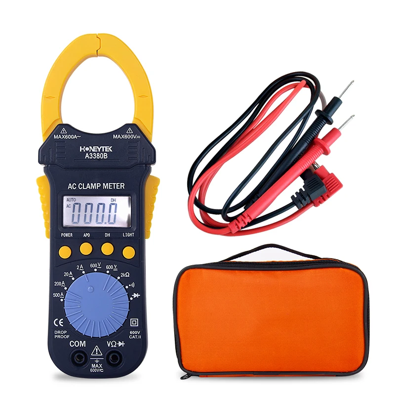 

Tester Digital Multimeter Profesional Auto Range Current Voltage Clamp Meters Set of Probes Feelers Mini Indicator Avometer Tip