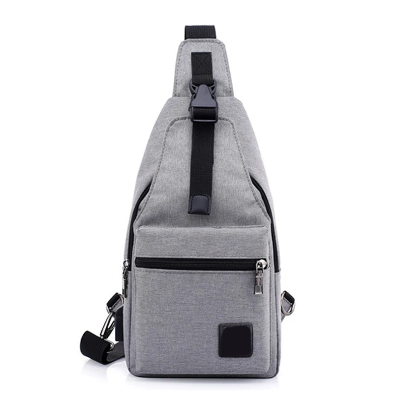 Men USB Charging Backpack Travel Anti Theft Canvas Chest Bag Women Headphone Hole Teenager Casual Bags Sac A Dos Homme BP0220 (1)