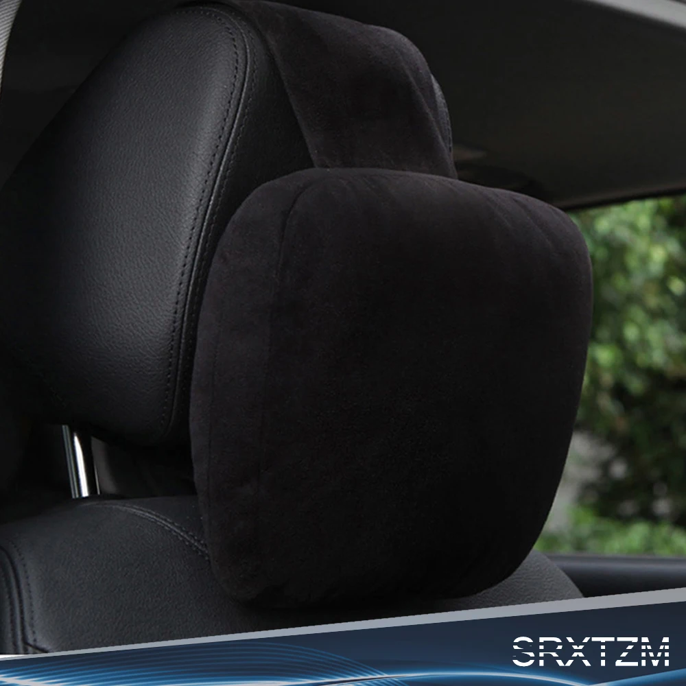 2pcs Headrest Pillow for Mercedes Benz S Class Car Headrest Neck