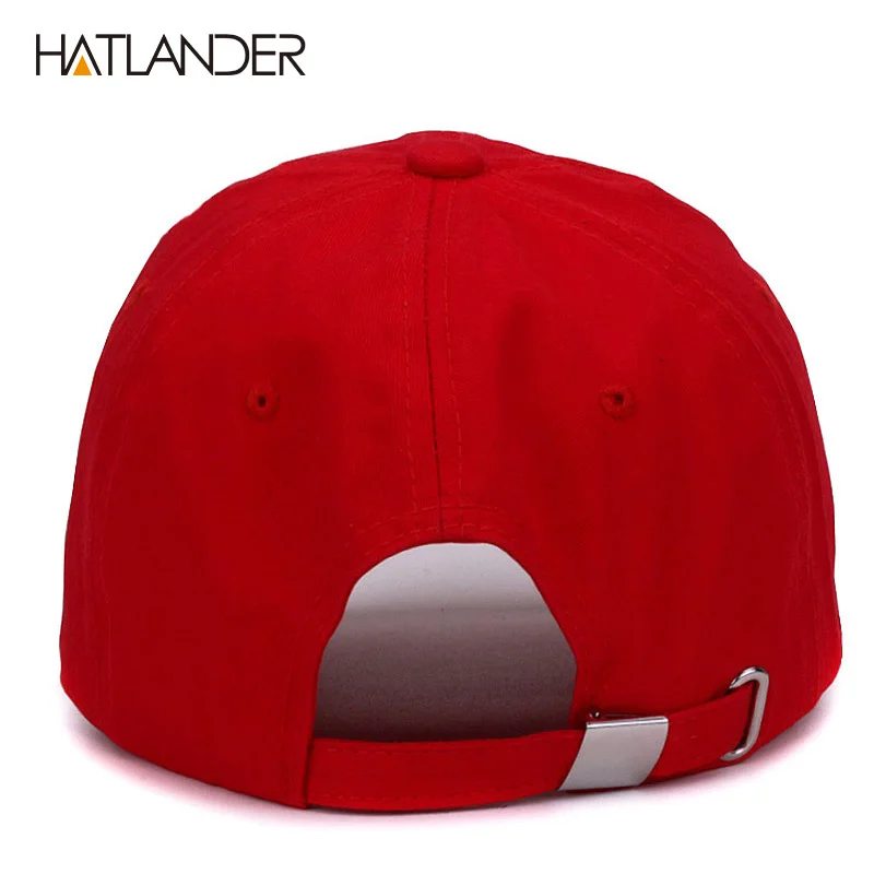 Hatlander brand Canada letter embroidery baseball caps cotton gorra snapback curved dad hat leisure outdoor women men sports cap