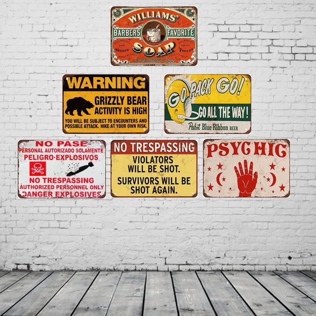 go pack go vintage metal sign posters home decoration accessories