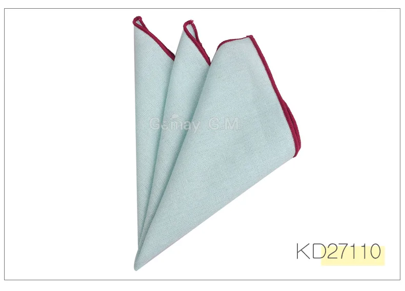 Модные однотонные льняные карманные квадратные костюмы Hanky карамельный цвет носовые платки повседневный костюм квадратный платок