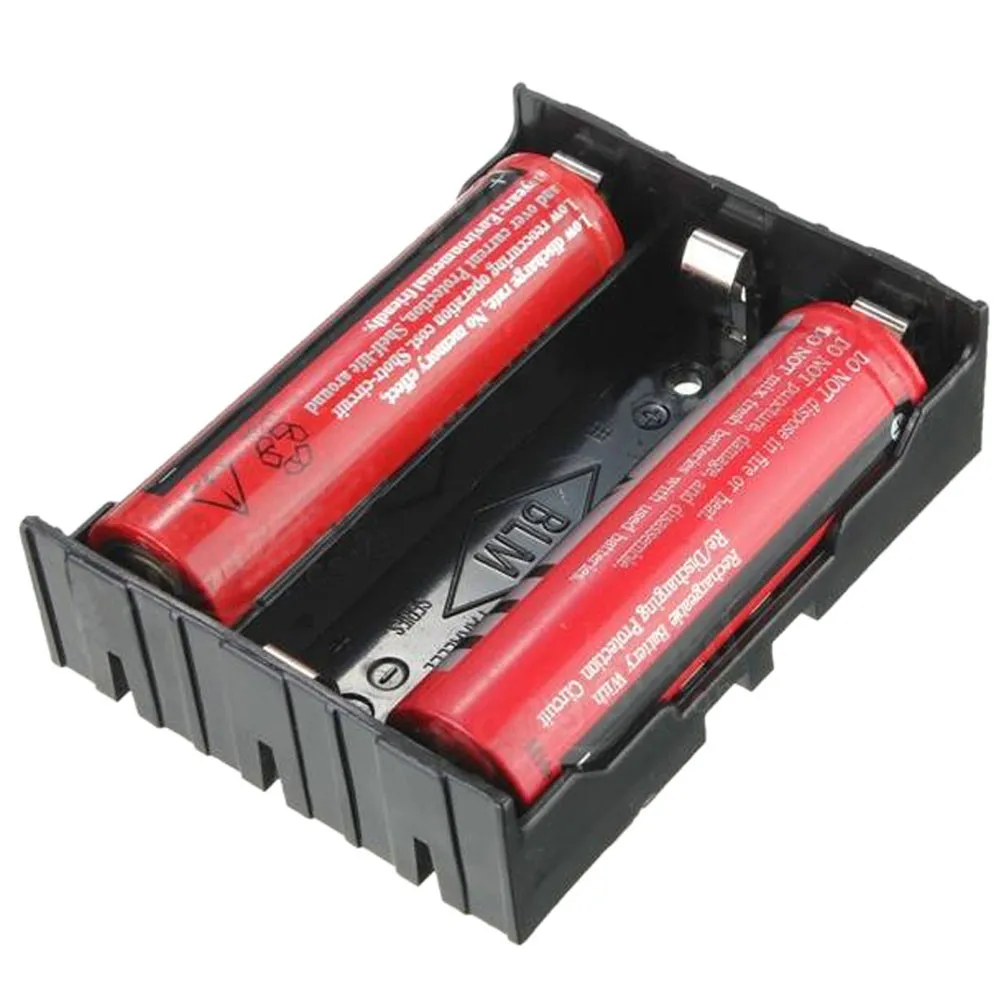 

Binmer Battery Case Holder 1pcs DIY Black Storage Box Holder Case For 3 x 18650 3.7V Rechargeable Batteries 19JAN17