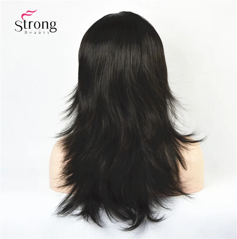 2862#2 Natural black wig(2)