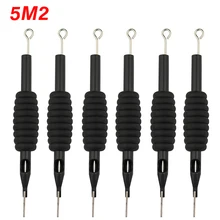 OPHIR 6 шт./лот 5M2 по стерильному одноразовому иглу колпачки для татуажа острые наконечники и трубка 3/4 сцепление_ TA110(5M2)-6x