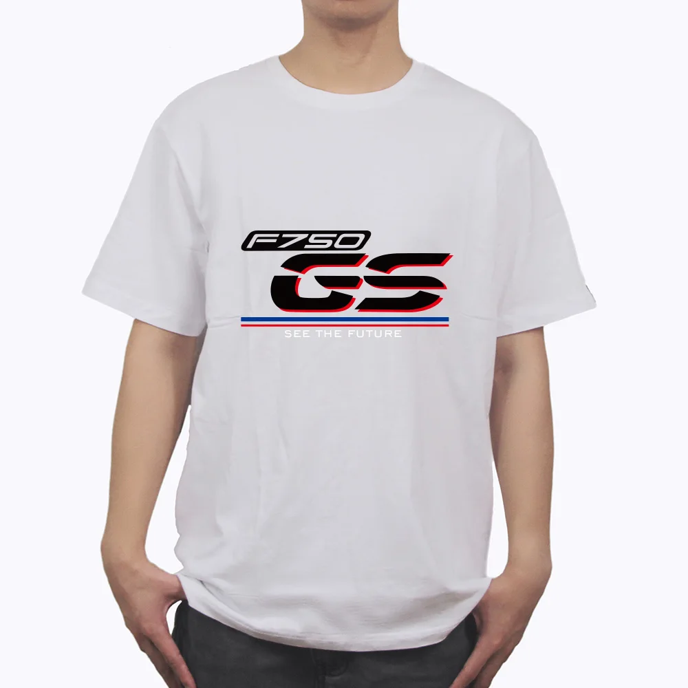 KODASKIN Мужская футболка для F750GS - Цвет: Белый
