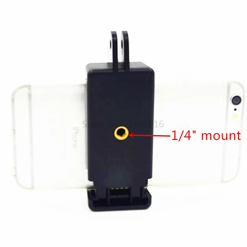 Jadkinsta Camera Flash Lamp Bracket Bar Smartphone Clip Holder Quick Release Buckle Long Screw Adapter for GoPro Hero5 4 3 (6)