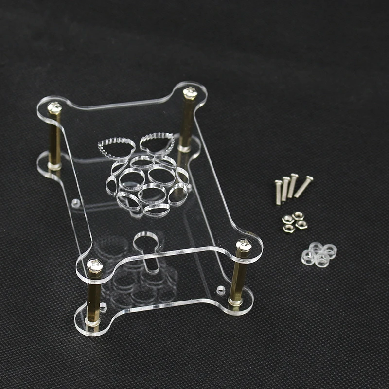 

New Arrival Raspberry Pi 3 Model B Acrylic Case Box For Raspberry Pi 2 Model B /B+