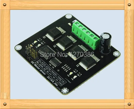 

Free Shipping!!! Dual 15A high power motor driver / short overvoltage overtemperature module