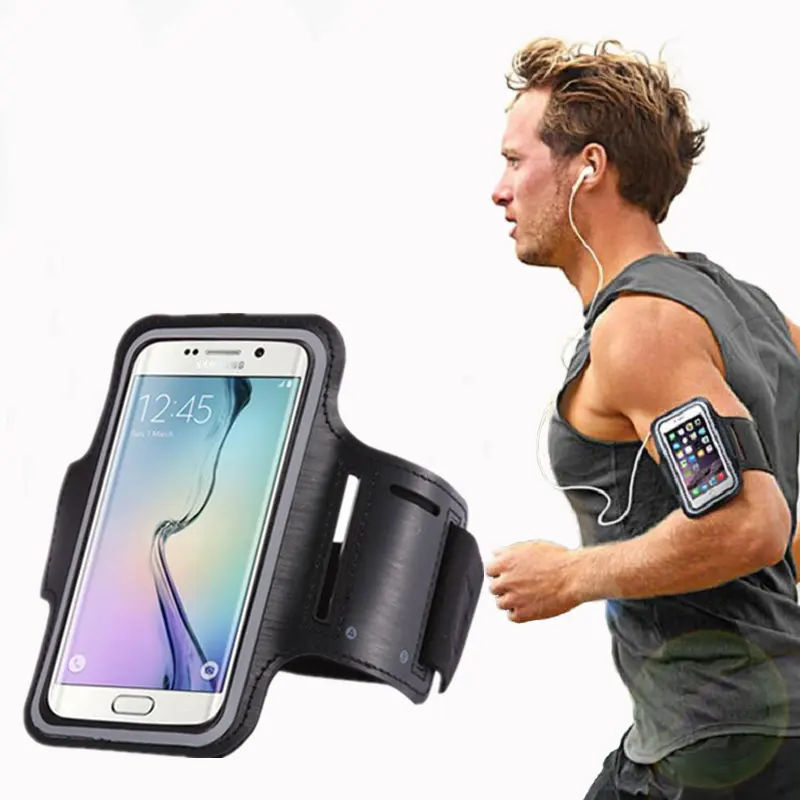 

Arm band Holder Phone Pouch For Samsung Galaxy S6 S7 Edge S8 S9 Plus Sport Gym Arm-band Waterproof Case For Samsung Note 7/8/9