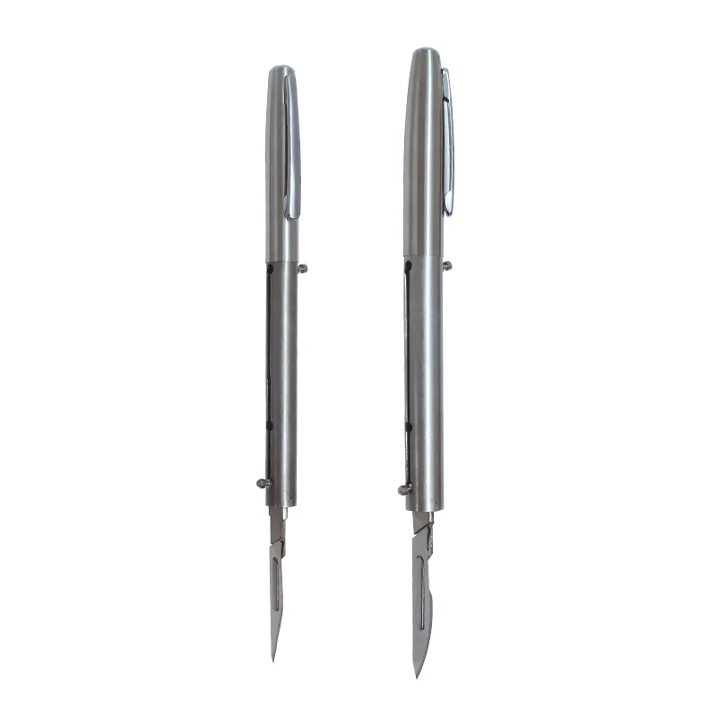 

2 PCS animal husbandry veterinary castration knife stainless steel cutting blade pig scalpel for livestock farming equipments