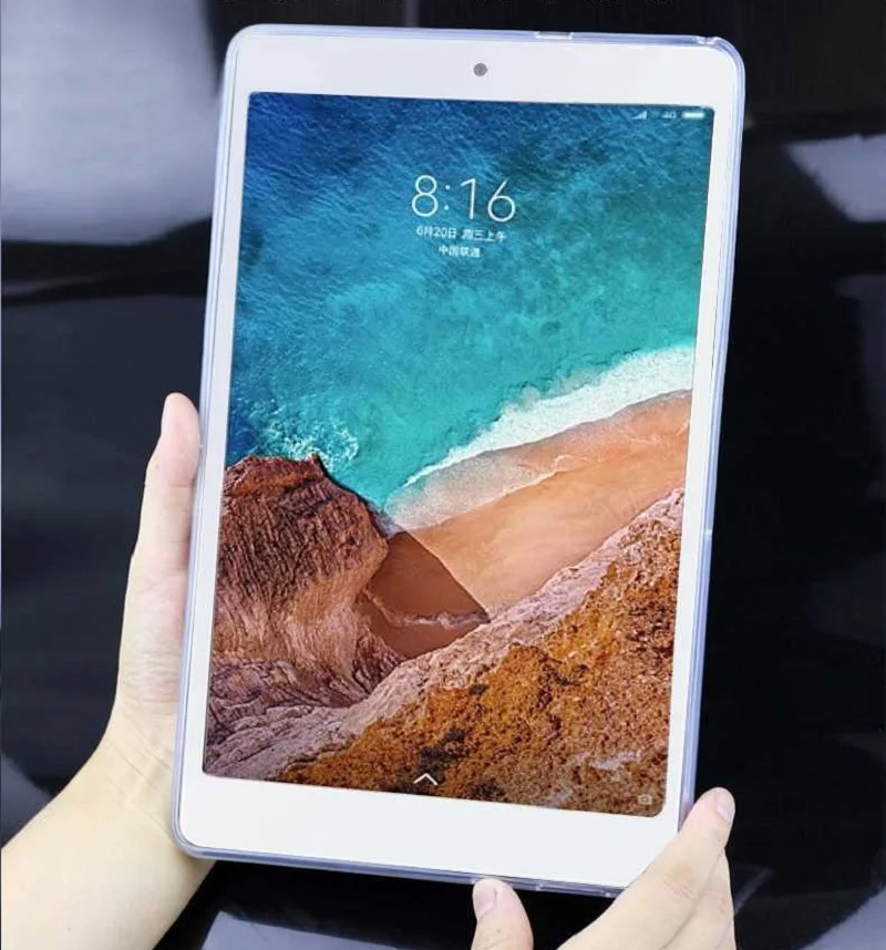 Ultra-thin Matte Tablet Case For Xiaomi MiPad 2 Mi Pad 2 Case Soft Matte TPU Transparent Case for Xiaomi MI Pad 2 Case 8'' (2)