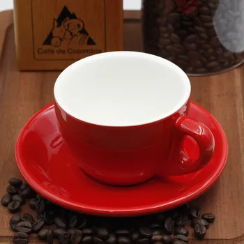 

MHV European style glazed ceramic 250ML coffee cup kitchen office equipment