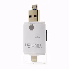 Fastest! 3 in 1 iFlash Drive USB Micro TF Card Reader Writer for iPhone 6s/6s plus/6/6 plus/ipad/itouch /All Android Cellphones
