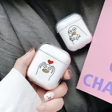 Мультяшный Bluetooth беспроводной Чехол для наушников Защитный чехол для Airpods аксессуары милый Жесткий Чехол для Apple Airpods сумки для зарядки