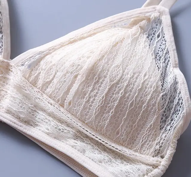 1PC 100 jedwabna podszewka z siatką Sexy trójkąt cienki typ koronki wykończenia bezprzewodowy biustonosz Bralette SG407 tanie i dobre opinie WDDFLOWER Wyściełane SILK CN (pochodzenie) WOMEN Z zapięciem z tyłu everyday Stałe Regulowane paski Bras Bezpłatny drut 1PC 100 jedwabna podszewka z siatką Sexy trójkąt cienki typ koronki wykończenia bezprzewodowy biustonosz Bralette SG407 tanie i dobre opinie WDDFLOWER Wyściełane SILK CN (pochodzenie) WOMEN Z zapięciem z tyłu everyday Stałe Regulowane paski Bras Bezpłatny drut