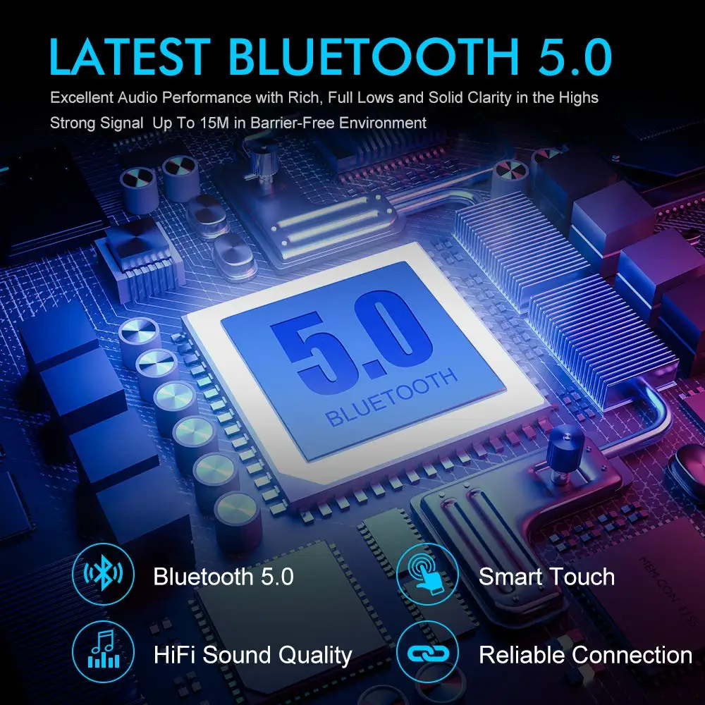 YTOM freebuds Bluetooth 5 0 наушники беспроводные чистый звук отличные басы микрофон Eaburds для