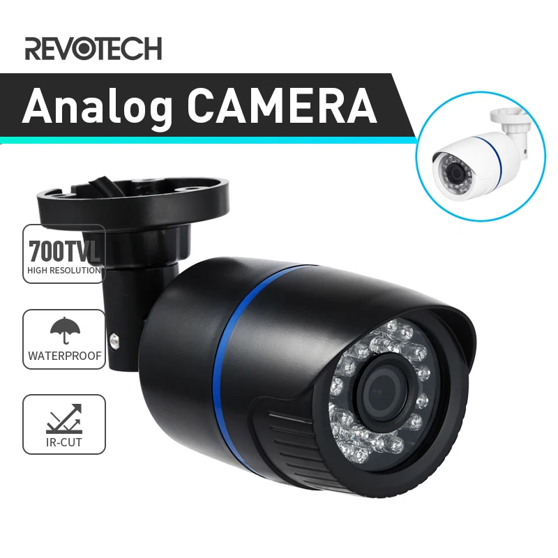 Водонепроницаемая ИК камера видеонаблюдения 700TVL с 24 светодиодами Sony Effio E CCD/CMOS