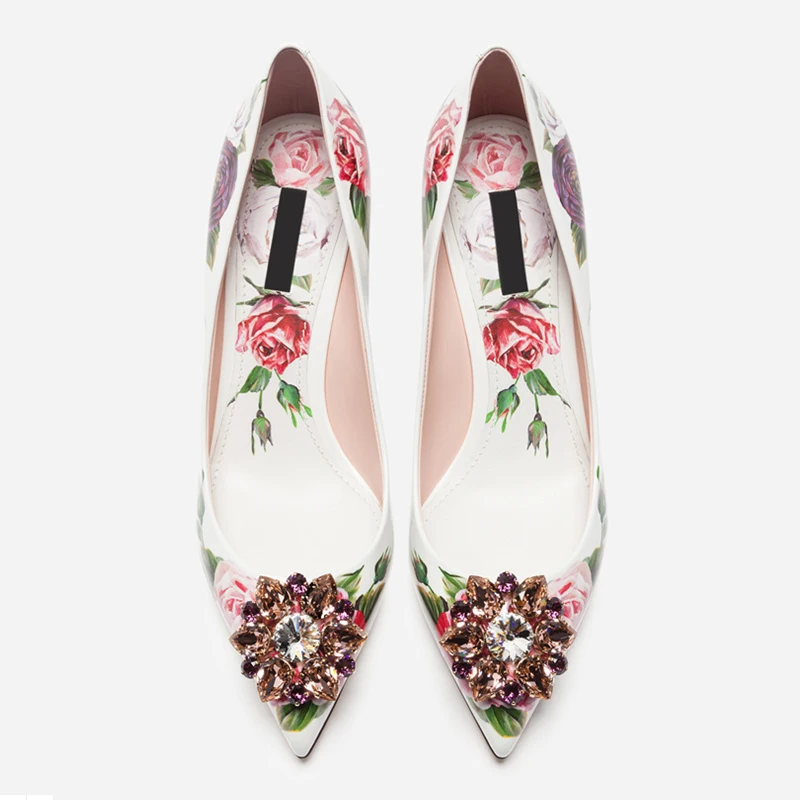 Women Pumps Kitten Heels Glitter Crystal Embellished Woman Shoes Flower Pattern Party Wedding Runway Woman Shoes Chic Brand Shoe Women Pumps Kitten Heels Glitter Crystal Embellished Woman Shoes Flower Pattern Party Wedding Runway Woman Shoes Chic Brand Shoe