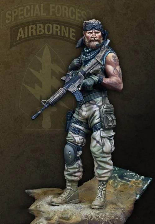 

1/22 Scale Unpainted Resin Figure U.S Modern Special Forces 70MM