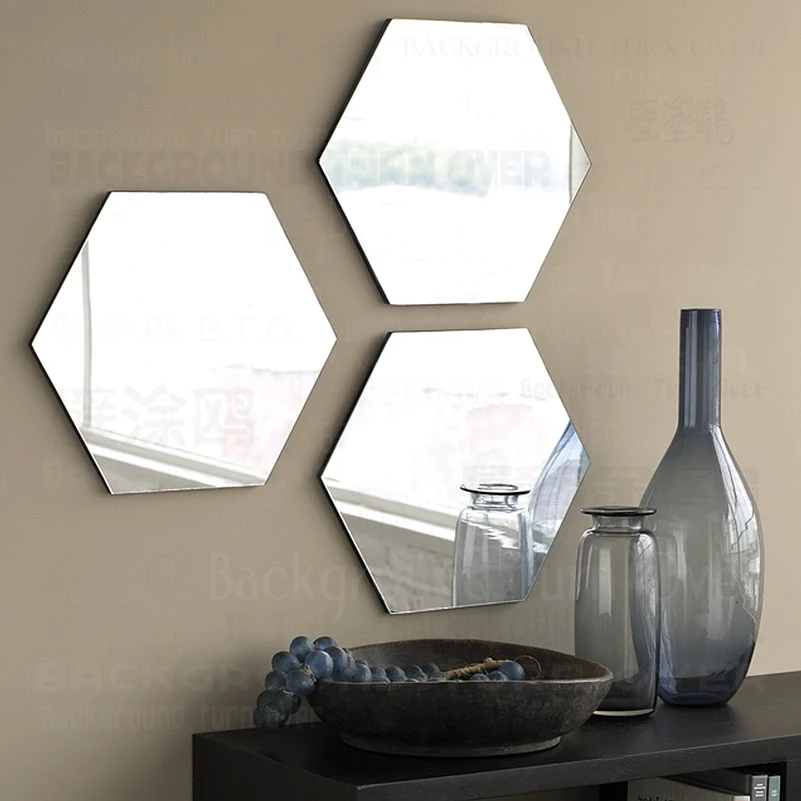 10 Uds Espejo Pegatinas Para Pared Decoracion De Habitacion