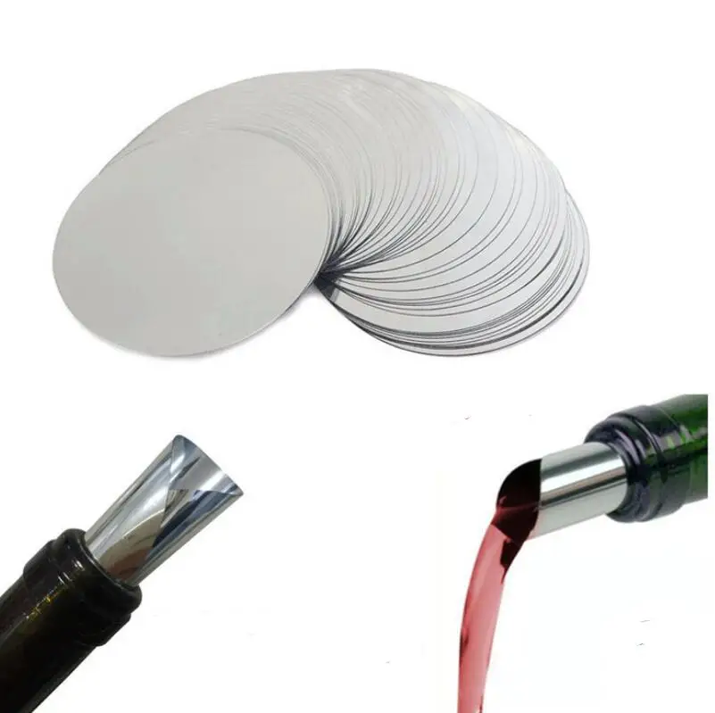 Кухонный барный винный Pourer Stop Drop носик подачи вина Виски Pourer серебряные фольги дегустация вечерние подарки LX7258