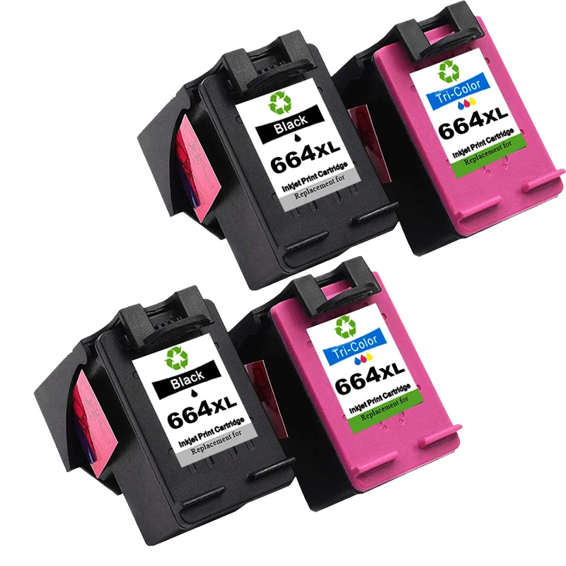 

Remanufactured Ink Cartridges Replacement 664XL para for HP Deskjet 1115, 2135, 3635, 1118, 2138, 3636, 3638, 4536