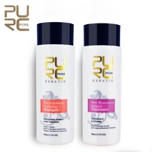 keretin hair treatment 100ml and purifying shampoo and 10ml argan oil best hair care set repair
