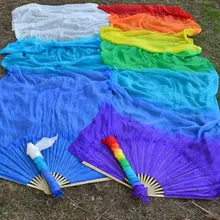 С цветочным принтом Лидер продаж tie-dye танец живота вентилятор вуали больше размеры вентилятор пояс для танца живота пара розовый красный оранжевый зеленый транспорт