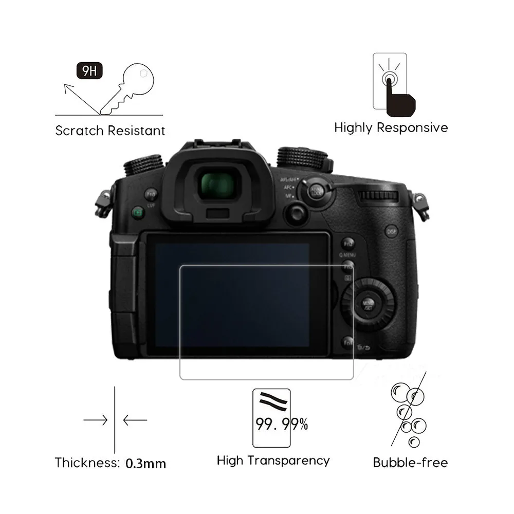 Для Panasonic Lumix DC GH5 FZ80 0 3 мм 2.5D 9H прозрачное закаленное стекло Защита экрана пленка
