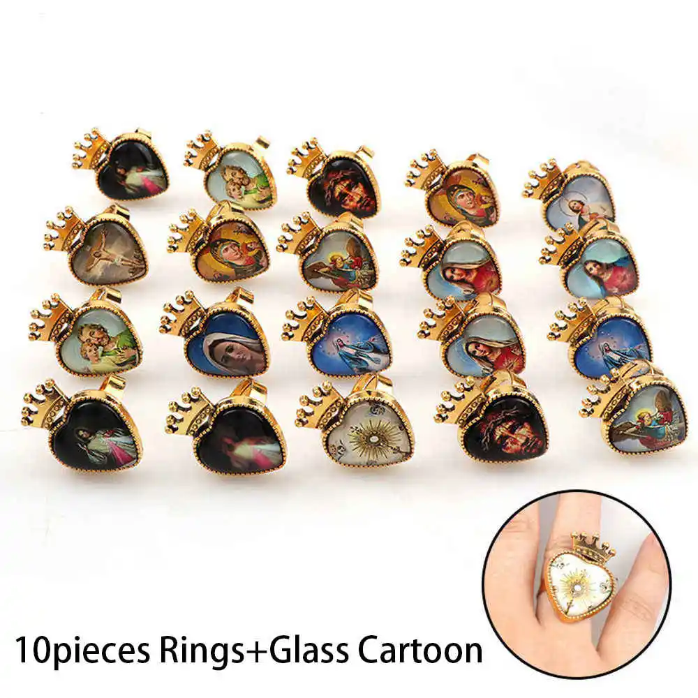 10pcs-23x33mm-Heart-Ring-Glass-Cabochons-Religion-Gold-Zinc-Alloy-Rosary-Charms-Pendants-DIY-Jewelry-Saint (1)