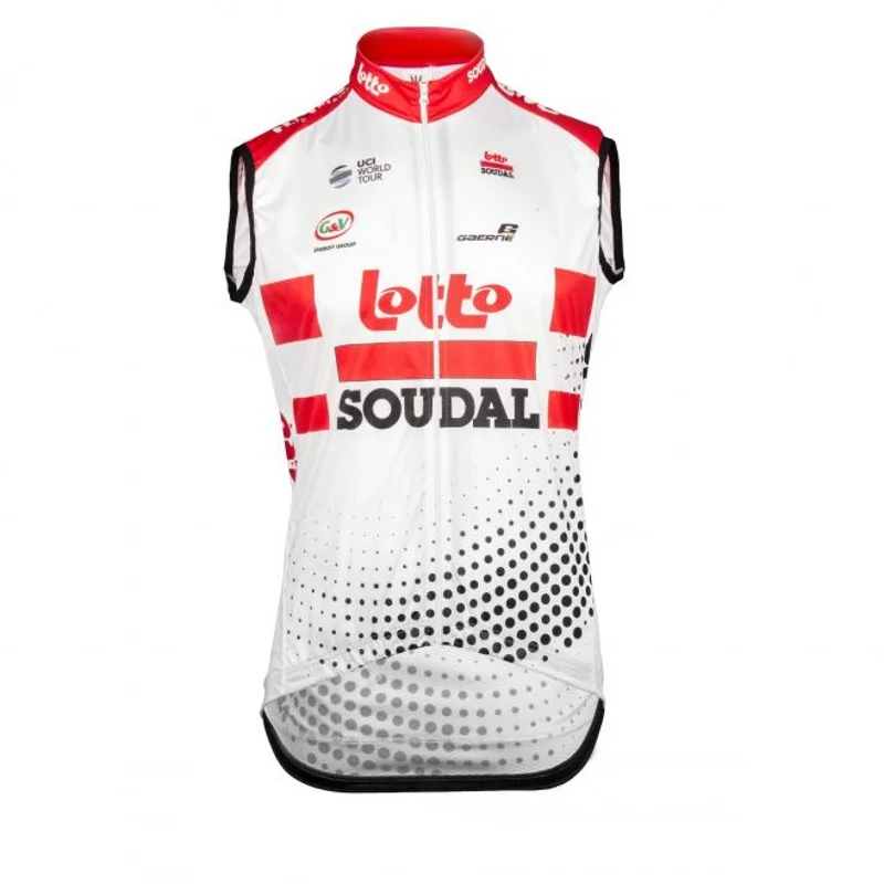 pro team lotto soudal windvest велосипедный ветронепроницаемый жилет ветронепроницаемый тканевый ветрозащитный жилет Быстросохнущий Ropa Ciclismo