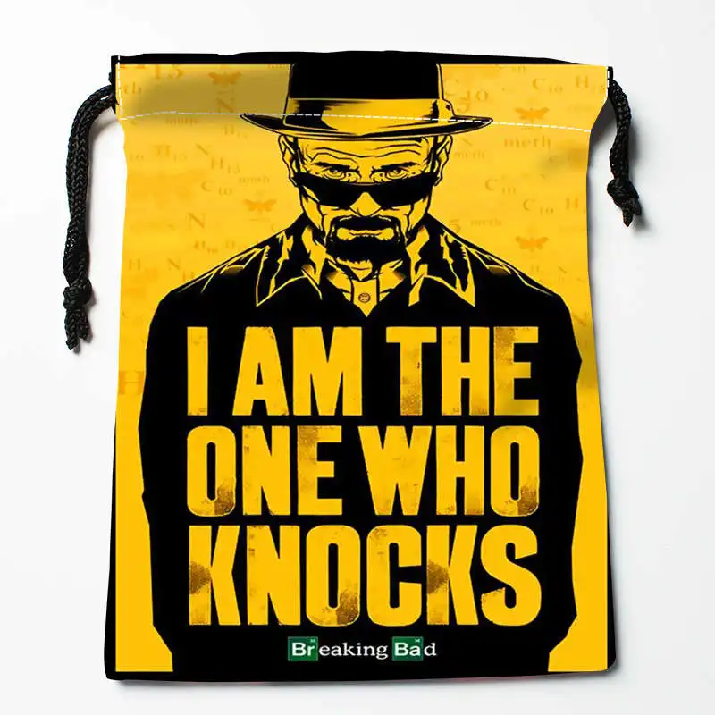 Новое поступление Breaking Bad Drawstring Сумки для хранения пользовательских печатных получать сумка Тип Сумки для хранения Размеры 18x22 см