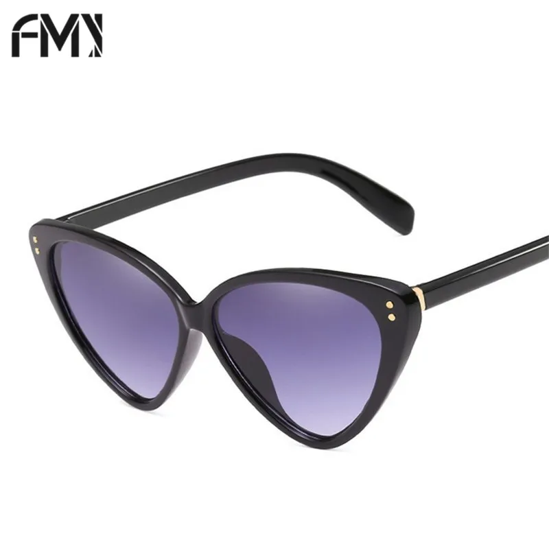 FMY кошачий глаз Для женщин Солнцезащитные очки для в стиле ретро Винтаж