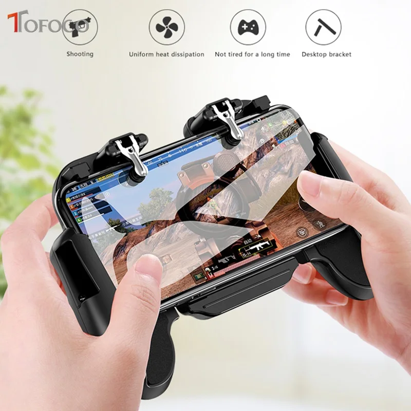  H5 Game Controller Game Assistance Handle For PUBG Mobile 4000mAh Emergency Charging Cooling 3-in-1