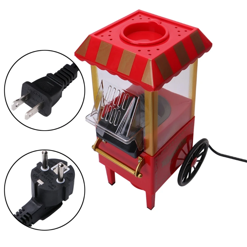 EU 10V 220V Useful Vintage Retro Electric Popcorn Popper Machine Home Party Tool | Бытовая техника