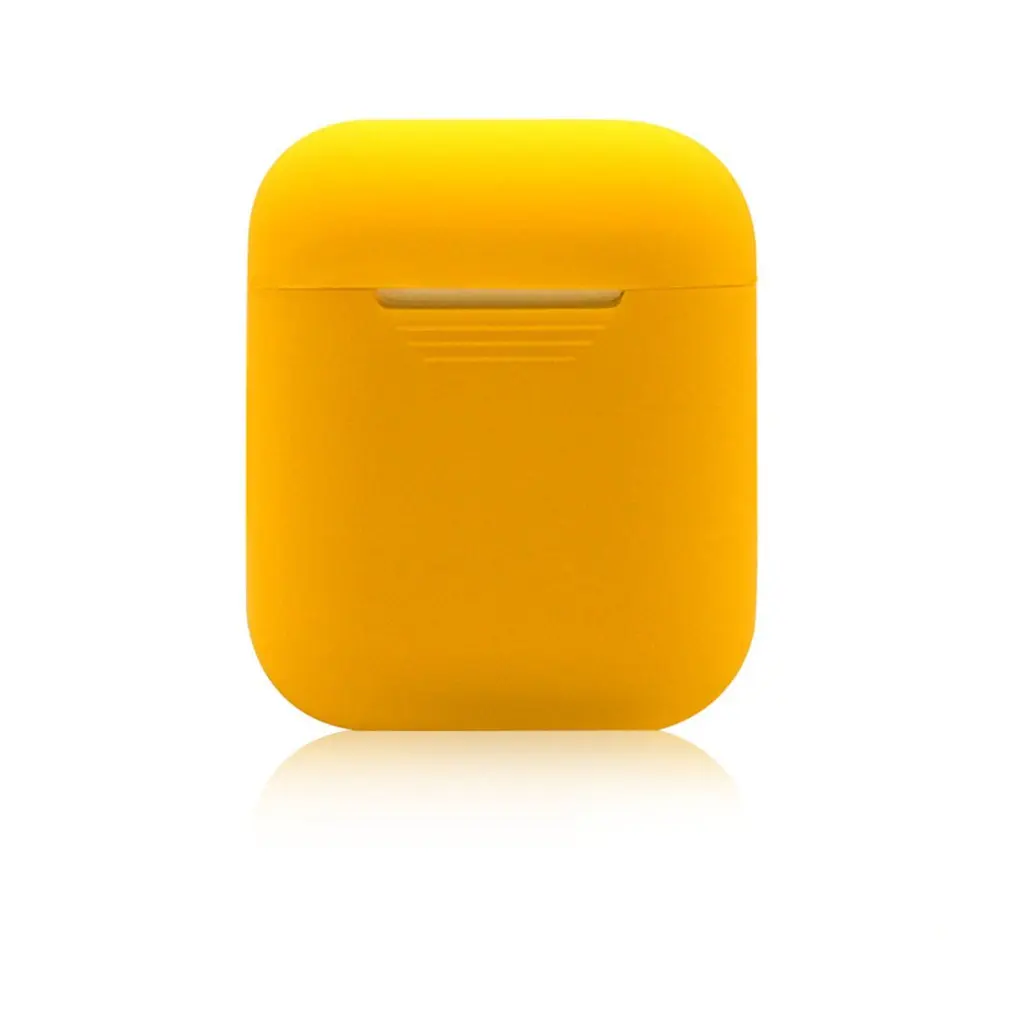 Мягкий ударостойкий силиконовый чехол для AirPods беспроводной защитный чехол для наушников для Air Pods зарядка защитная коробка