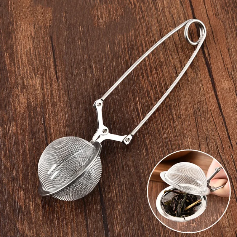 

Stainless Steel Mesh Tea Ball Strainer Filters Tea Interval Diffuser for Loose Leaf Tea Stainless Steel Tea Infusers