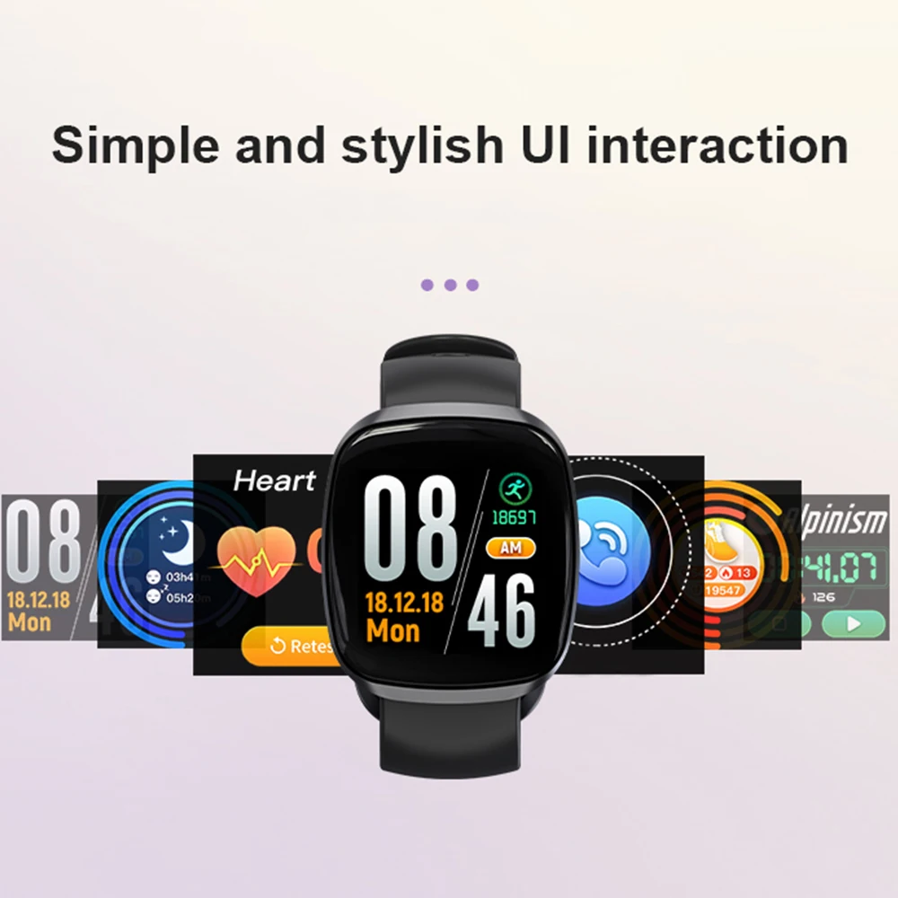 Men Women GT103 Smart Watch IP68 waterproof Sleep Monitor Fitness Tracker Wristband Bluetooth Bracelet For Android IOS Xiaomi