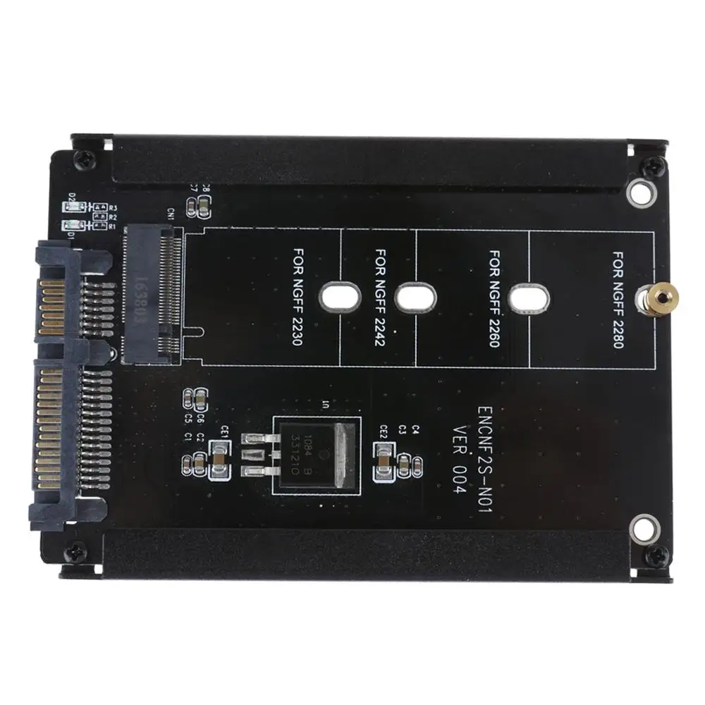 Черный Металлический Чехол B + M key M.2 SSD на 2 5 SATA 6 | Компьютеры и офис