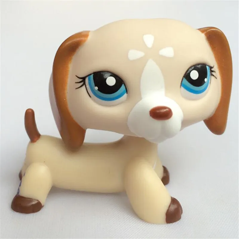 Редкие Littlest Pet Shop Lps игрушки собака CCollection милые Littlest колбаса такса старый рисунок животного Дети Рождественские подарки