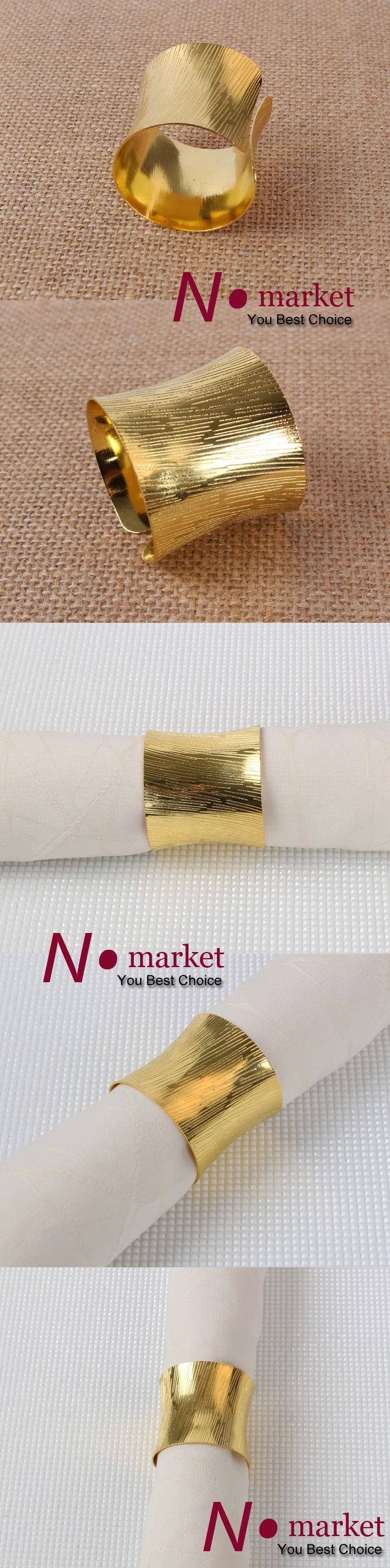 gold round napkin ring