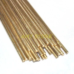 Baguettes en laiton pour soudage, 5 pièces, 1.0/1.2/1.3/1.5/1.6/1.8/2.0/2.2/2.5/3.0/500 x mm 