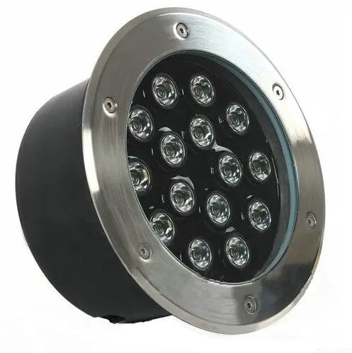

2017 Grondspot 4pcs/lot Led Underground Dc12v15*1w 250*h90mm Body Buried Light/inground Lamp,garden/outdoor Using,free Shipping